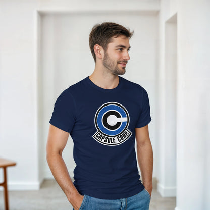 Look casual con camiseta anime Emblema Z Inspired de diseño minimalista – FandomFit
