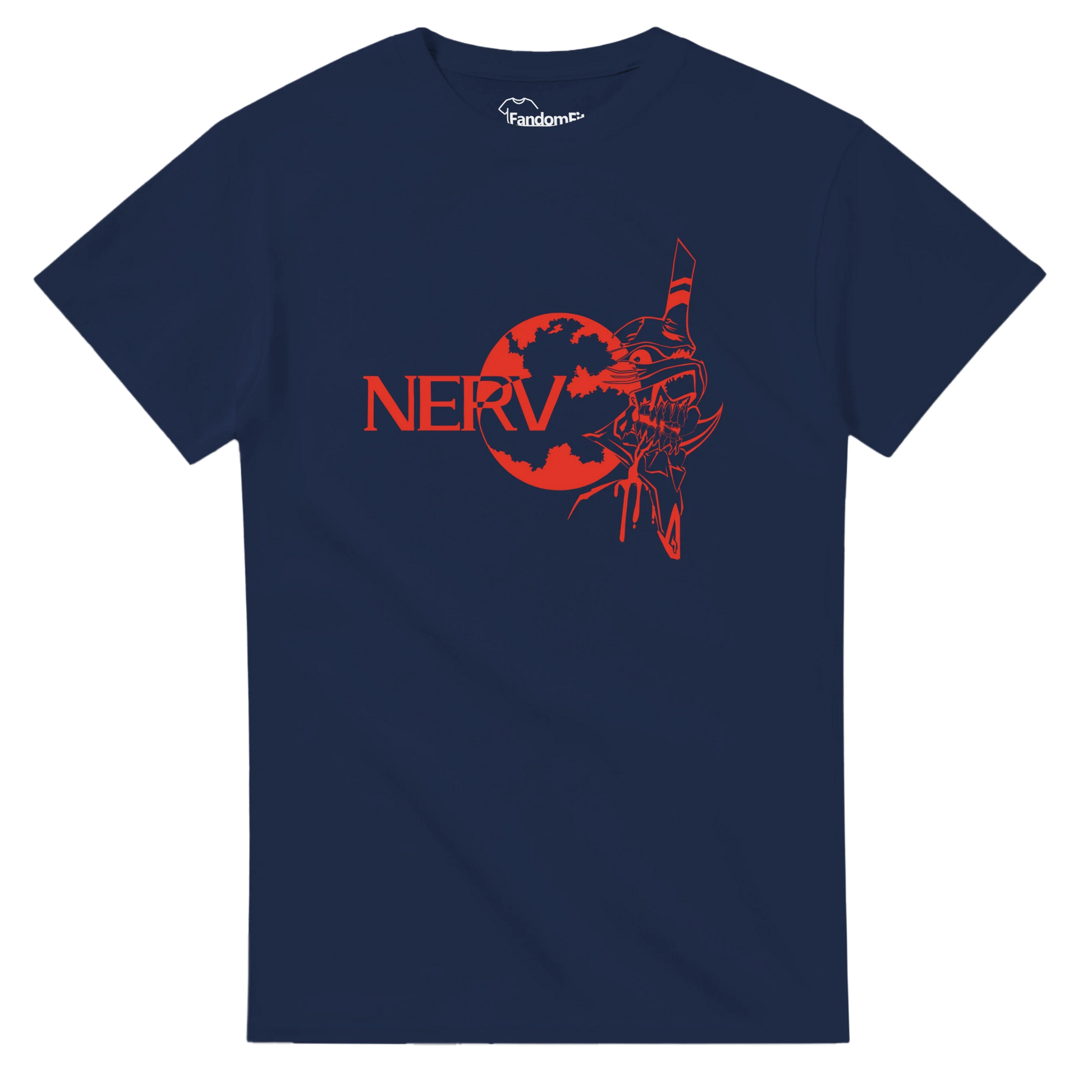Camiseta anime Mecha Berserk Red Core en vista frontal.