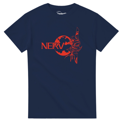 Camiseta anime Mecha Berserk Red Core en vista frontal.