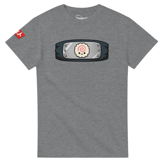 Camiseta anime Narutomaki Headband Kawaii con diseño ninja kawaii.