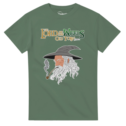 Camiseta friki Lord of the Weeds con mago barbudo y lettering vintage – FandomFit