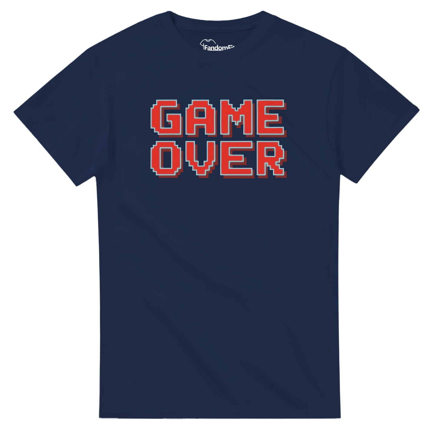 Camiseta Game Over inspirada en videojuegos arcade de los 80 – FandomFit