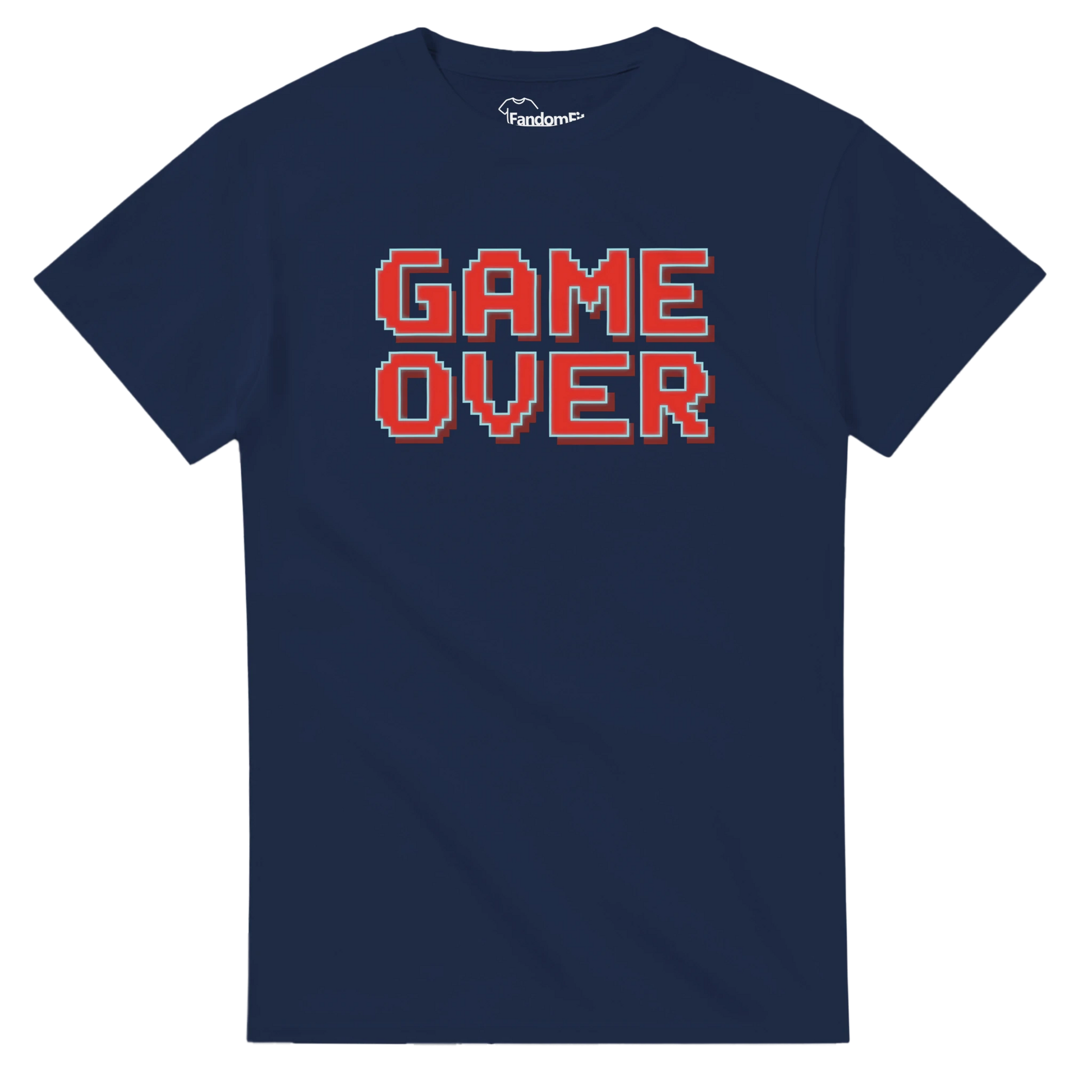Camiseta Game Over inspirada en videojuegos arcade de los 80 – FandomFit