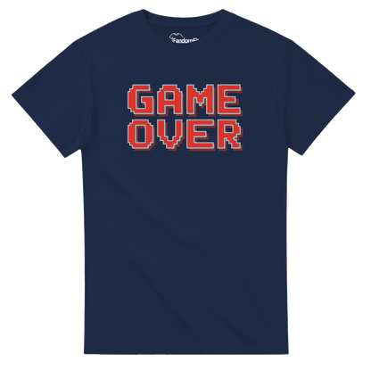 Camiseta Game Over inspirada en videojuegos arcade de los 80 – FandomFit