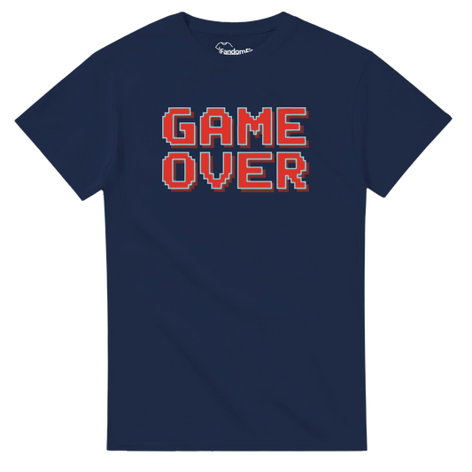 Camiseta Game Over inspirada en videojuegos arcade de los 80 – FandomFit