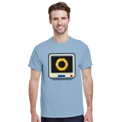 Outfit con camiseta gamer Golden Ring 8-bit de estética arcade – FandomFit
