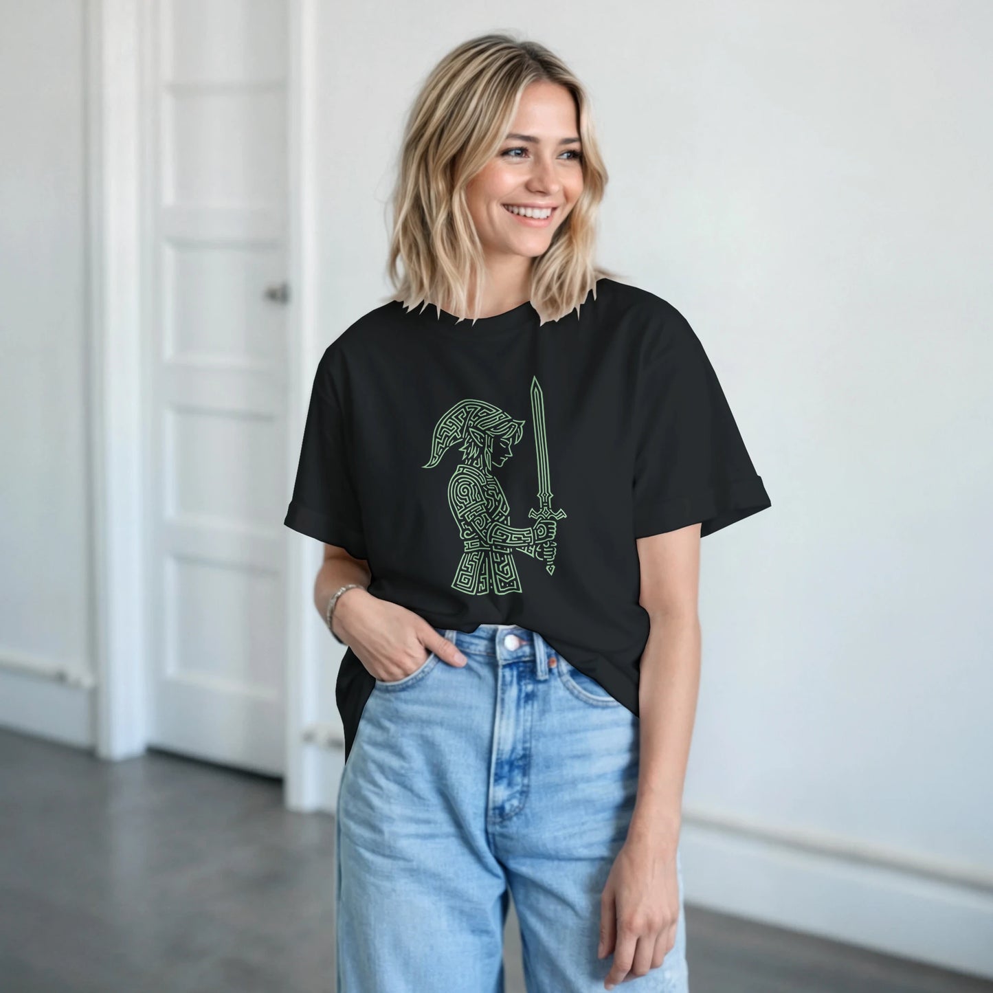 Camiseta de videojuegos Héroe Rúnico, inspiración de fantasía clásica – FandomFit