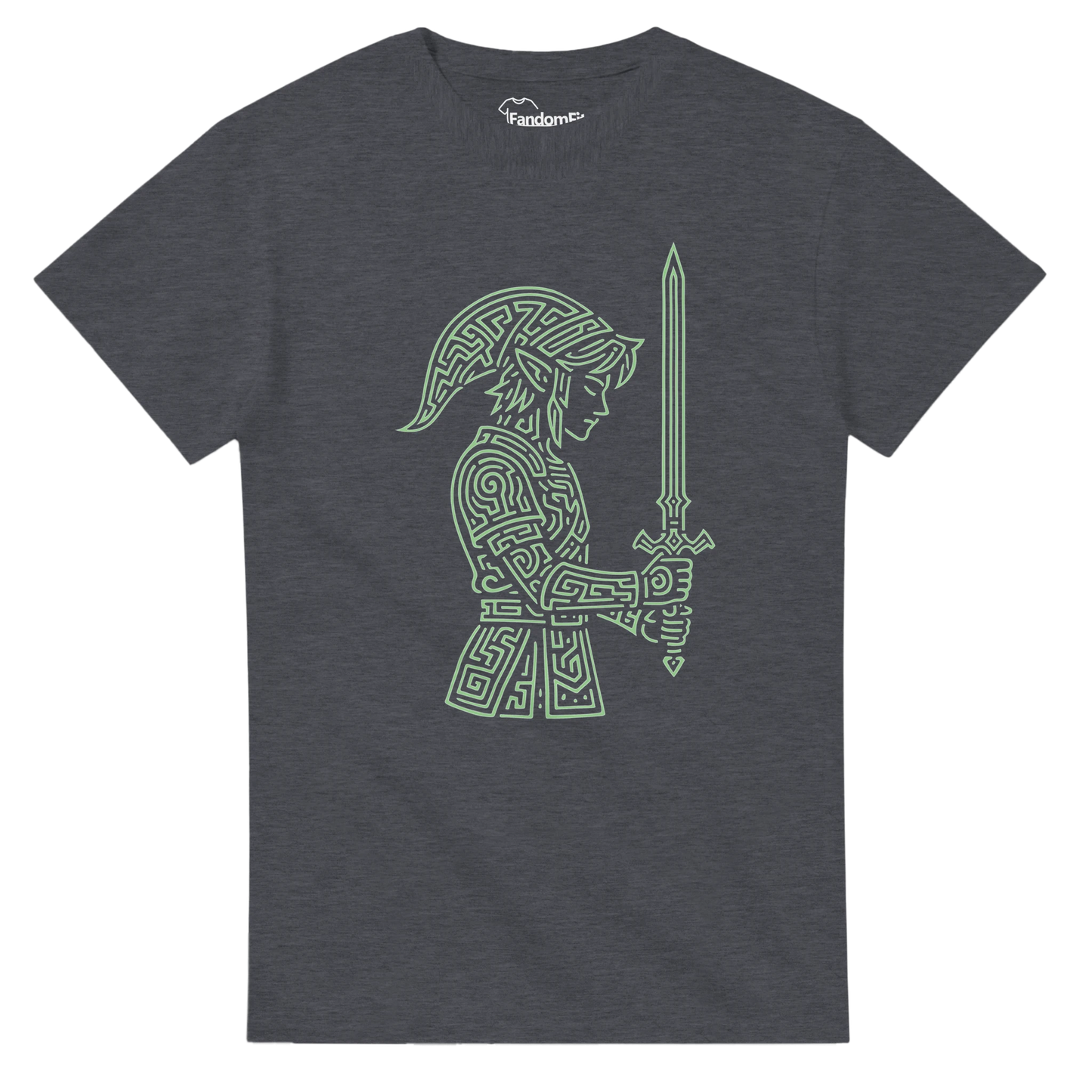 Camiseta Héroe Rúnico inspirada en aventuras de fantasía y videojuegos clásicos – FandomFit