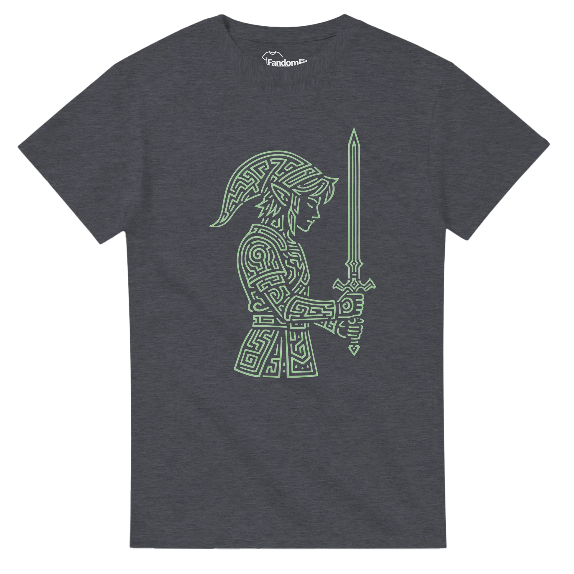 Camiseta Héroe Rúnico inspirada en aventuras de fantasía y videojuegos clásicos – FandomFit