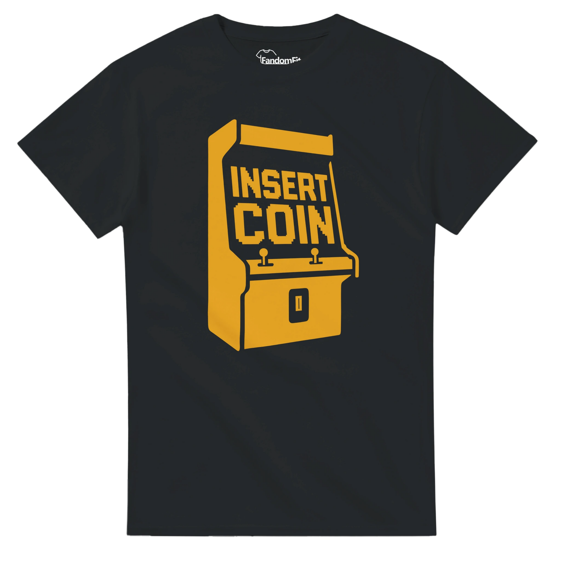 Camiseta Insert Coin inspirada en máquinas recreativas de los 80 – FandomFit