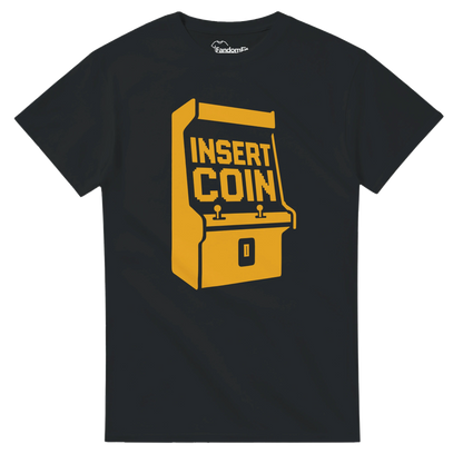 Camiseta Insert Coin inspirada en máquinas recreativas de los 80 – FandomFit