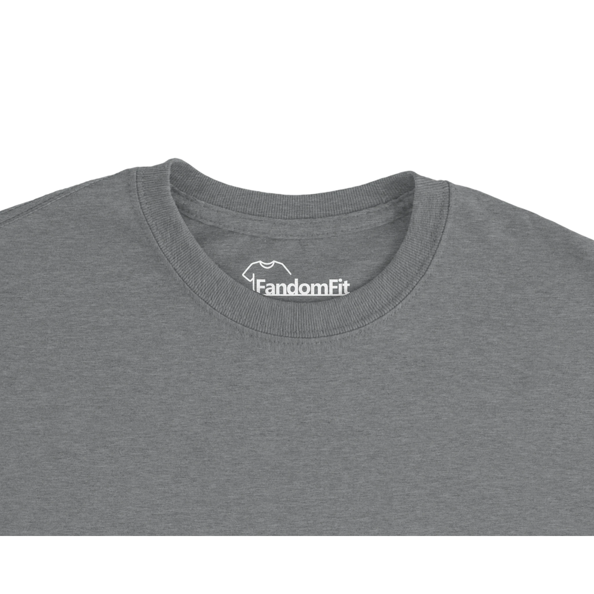 Primer plano de la camiseta del diseño Lobo Espíritu Invernal en camiseta friki navideña