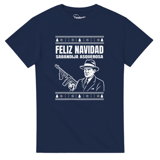 Camiseta friki navideña “Sabandija Asquerosa” – vista general del diseño