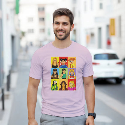 Modelo luciendo camiseta Pixel Queens homenaje a heroínas del mundo gamer – FandomFit