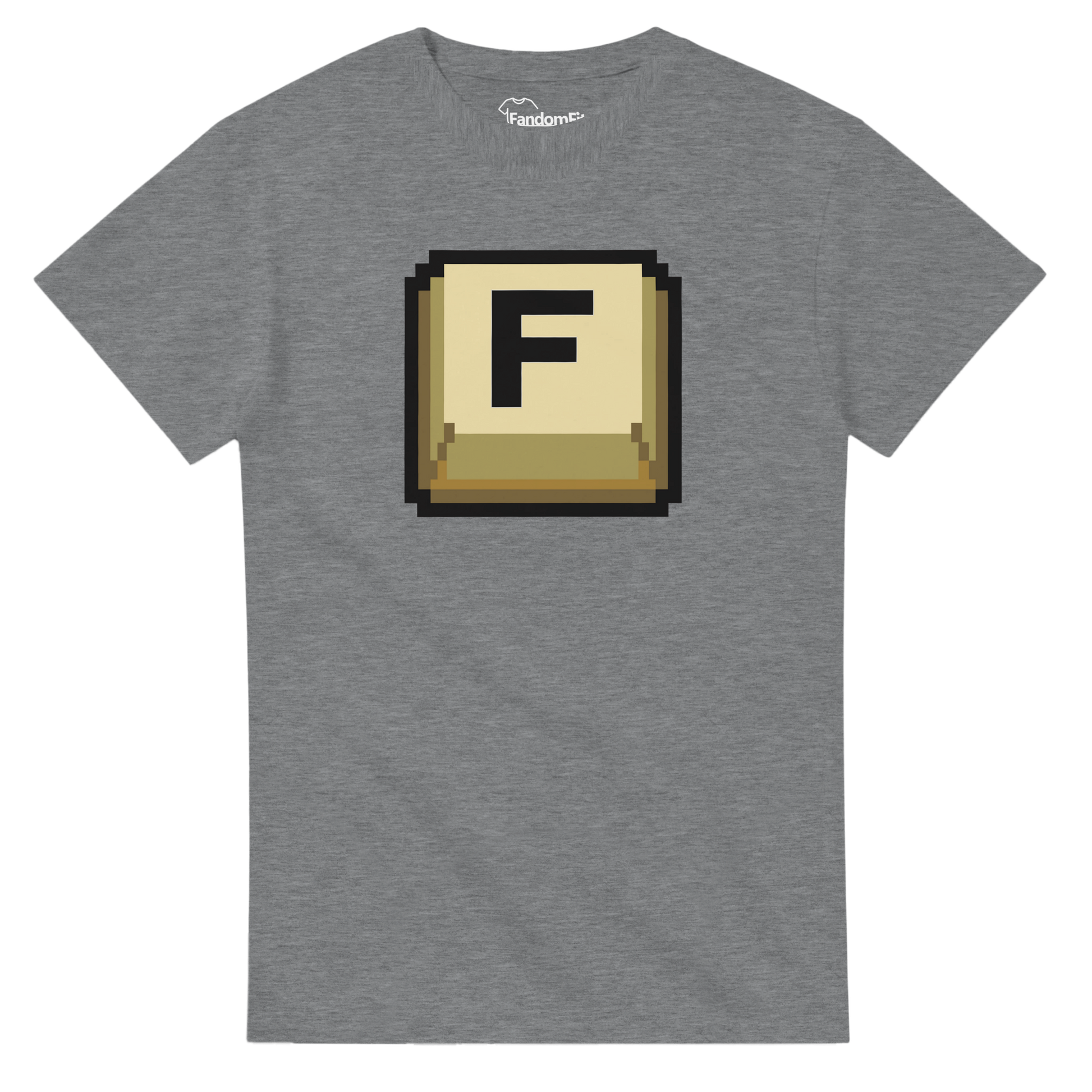 Camiseta Press F inspirada en el meme gamer de estilo retro – FandomFit