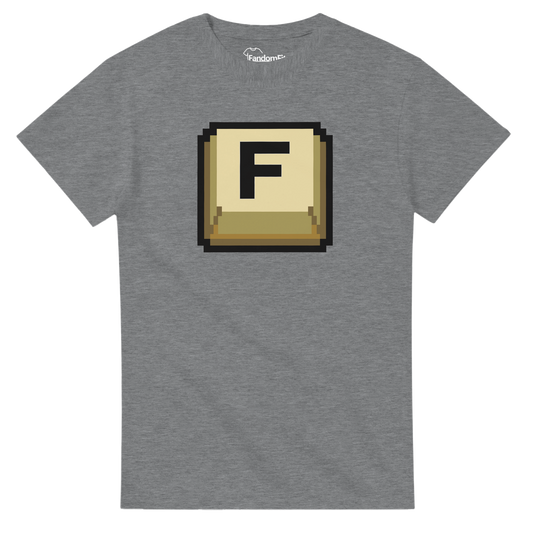 Camiseta Press F inspirada en el meme gamer de estilo retro – FandomFit