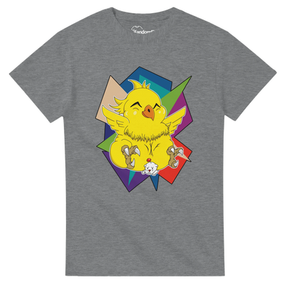 Camiseta Primer Aliado con ave chibi inspirada en videojuegos de rol clásicos – FandomFit