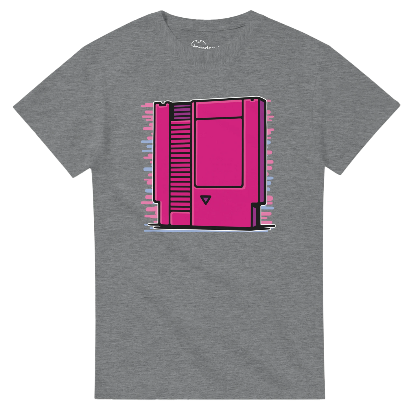 Camiseta retro 80s con ilustración de cartucho clásico de videojuegos – FandomFit