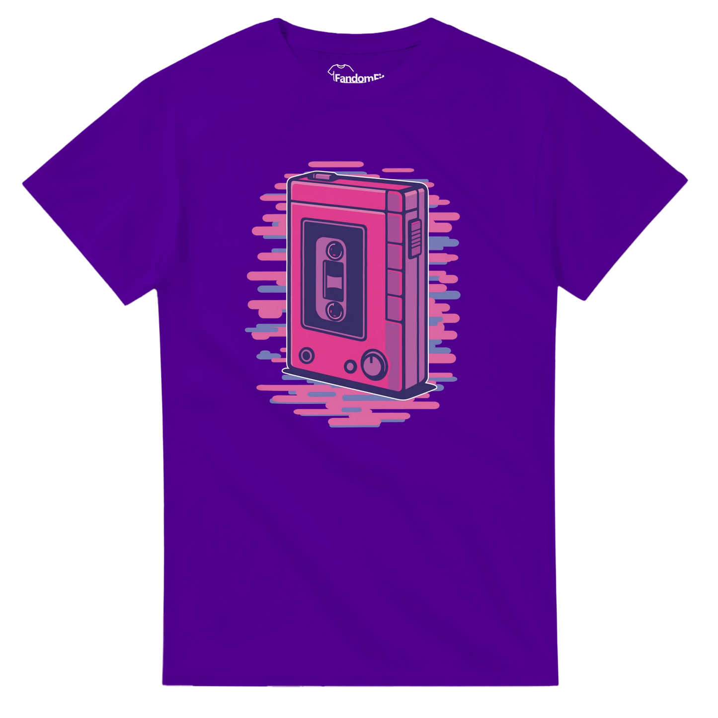 Camiseta retro 80s Walkman con referencia al cassette clásico – FandomFit