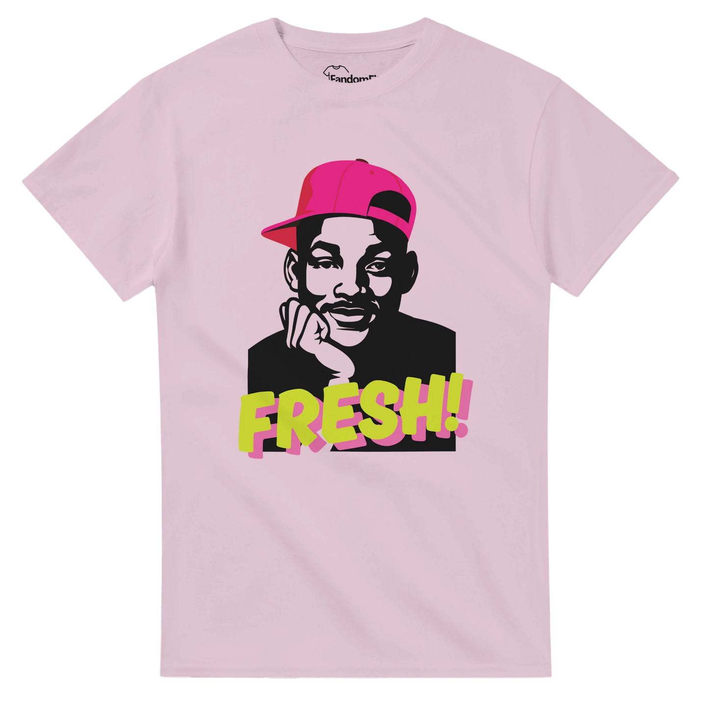 Camiseta retro 90s FRESH! con diseño pop-art y tipografía graffiti – FandomFit