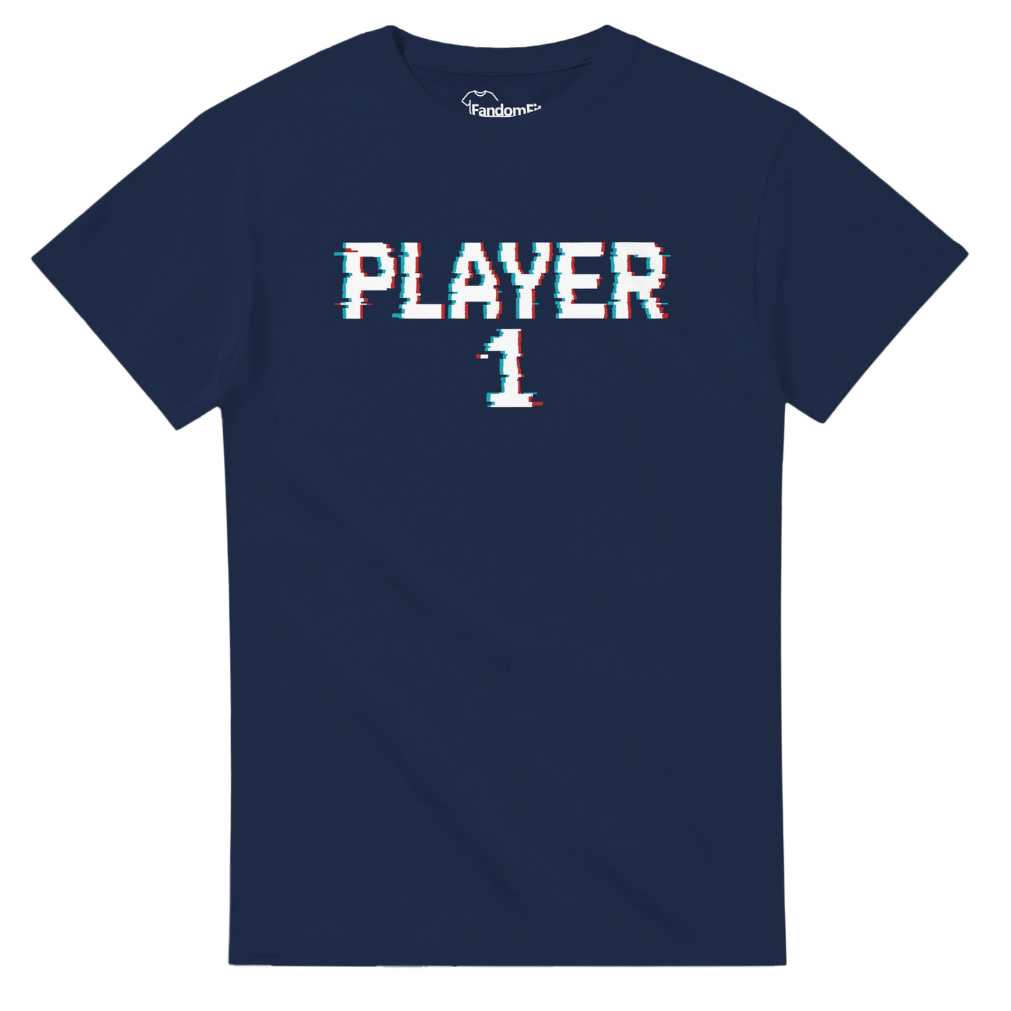 Camiseta retro Player 1 con diseño pixel art y estética gamer – FandomFit