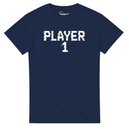 Camiseta retro Player 1 con diseño pixel art y estética gamer – FandomFit