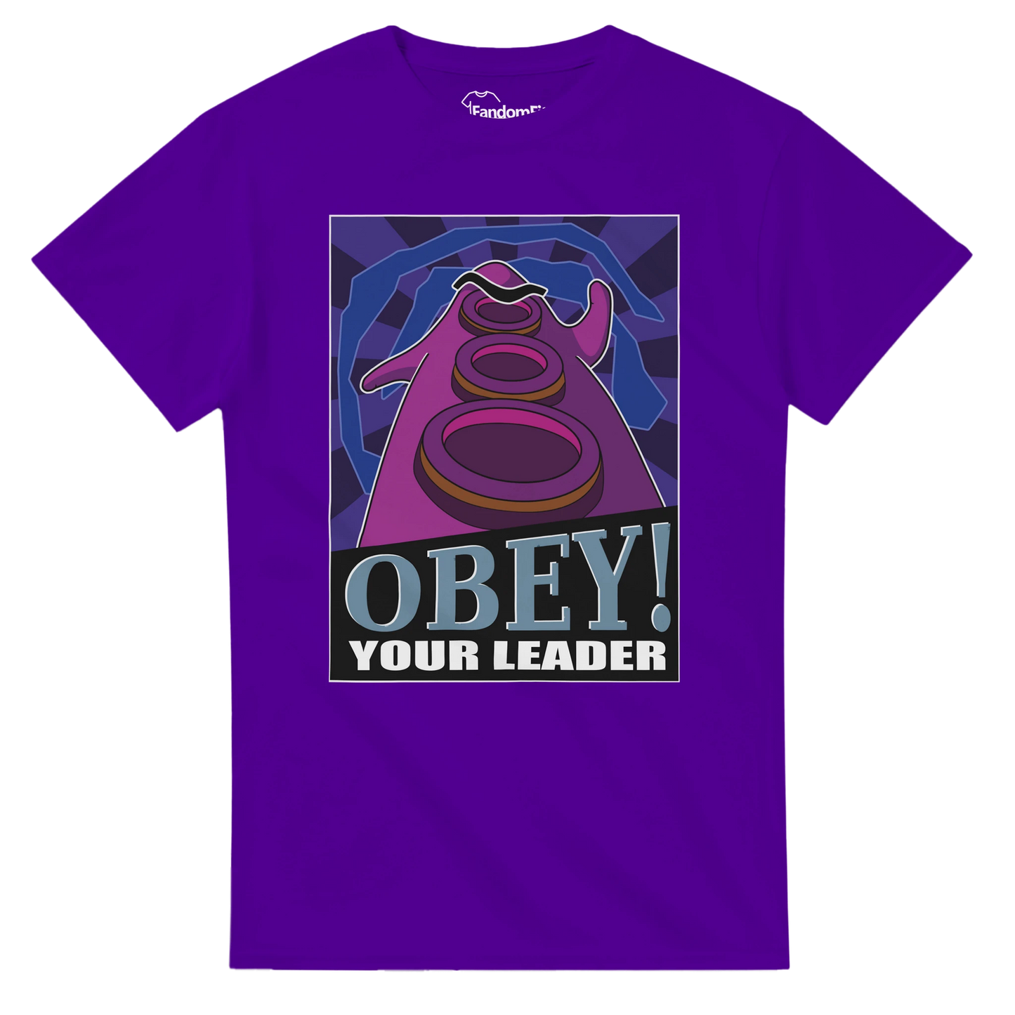 Camiseta Tentáculo OBEY! con diseño pixel art y mensaje humorístico – FandomFit