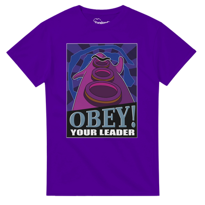 Camiseta Tentáculo OBEY! con diseño pixel art y mensaje humorístico – FandomFit