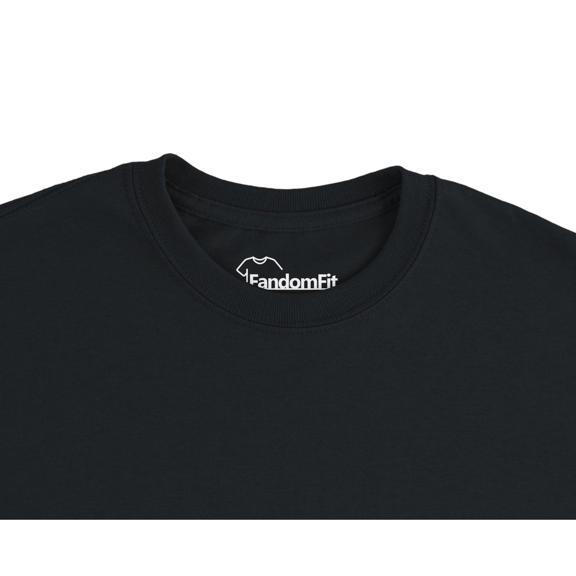 Detalle del diseño Caution Genius Thinking en camiseta gamer retro – FandomFit