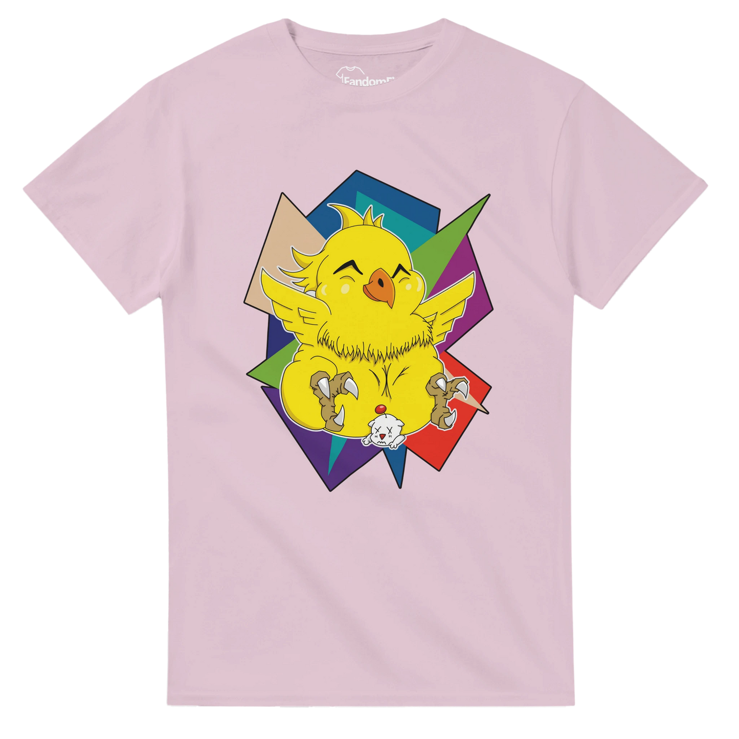 Camiseta videojuegos Primer Aliado con diseño de ave chibi estilo JRPG – FandomFit