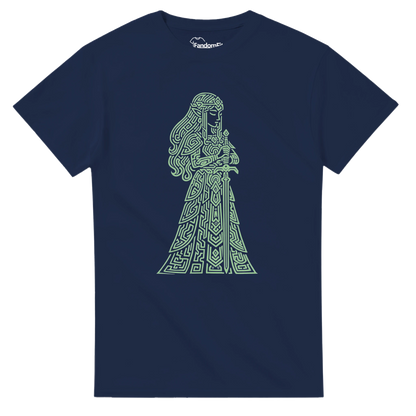 Camiseta gamer estilo line art inspirada en aventuras de fantasía – FandomFit