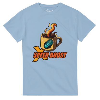 Camiseta videojuegos X Speed Boost Café estilo 8-bit retro gamer – FandomFit
