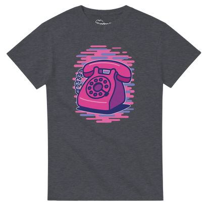 Camiseta vintage teléfono retro 80s con diseño artístico clásico – FandomFit