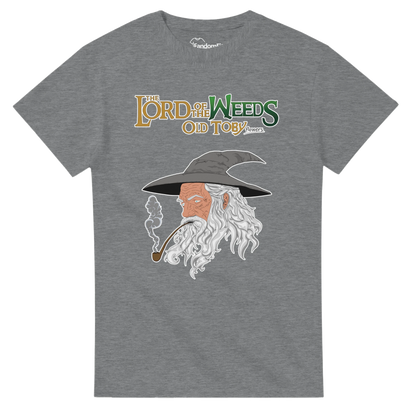 Camiseta friki cine Lord of the Weeds con mago fumando pipa y estilo retro – FandomFit