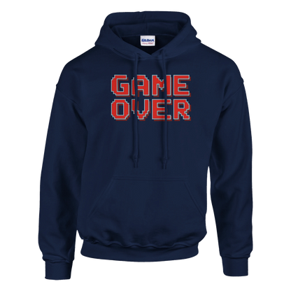 sudadera friki “Game Over” de FandomFit, ideal para gamers nostálgicos y coleccionistas de cultura pop