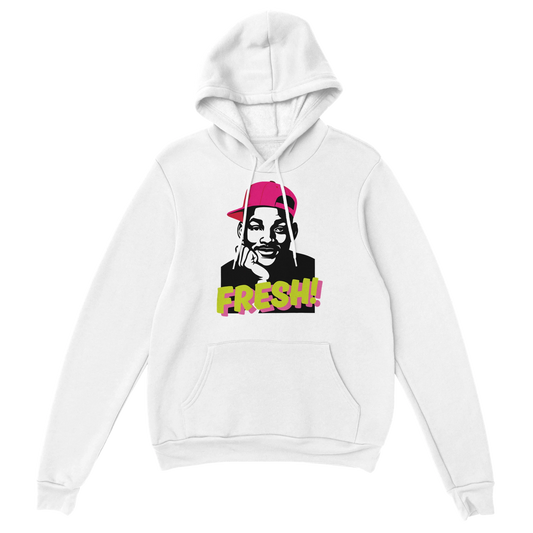 sudadera “Fresh” de FandomFit, diseño unisex con aire juvenil y estética nostálgica