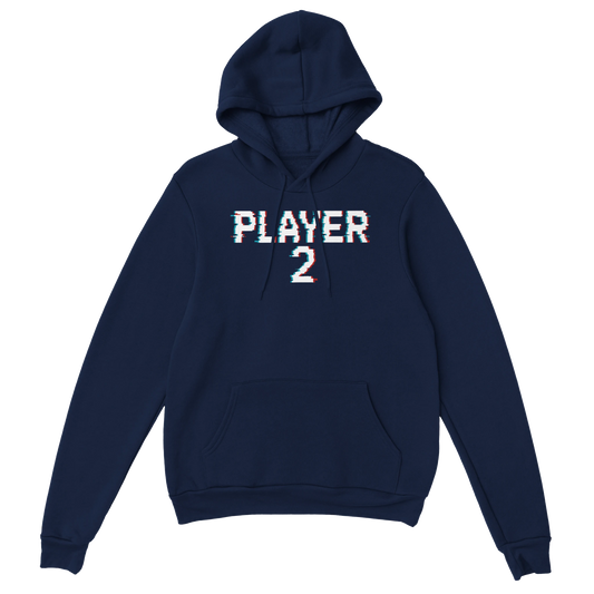 sudadera con capucha “Player 2” de FandomFit, inspirada en la estética cooperativa de los videojuegos arcade