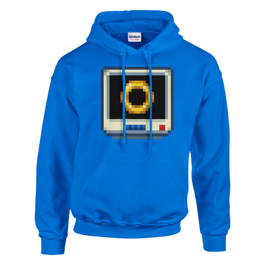 sudadera gamer “Ring” de FandomFit, diseño unisex con estilo pixel art y estética nostálgica